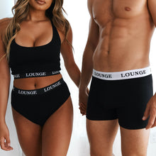 Load image into Gallery viewer, Black Boxers Three-Pack